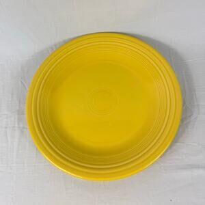 Homer Laughlin FIESTA DAFFODIL Yellow Fiestaware Dinner Plate 10.5" USA